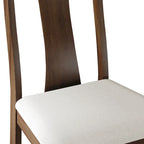 Chaises de salle à manger en bois de style vintage CraftPorch (Lot de 2) - S.O.