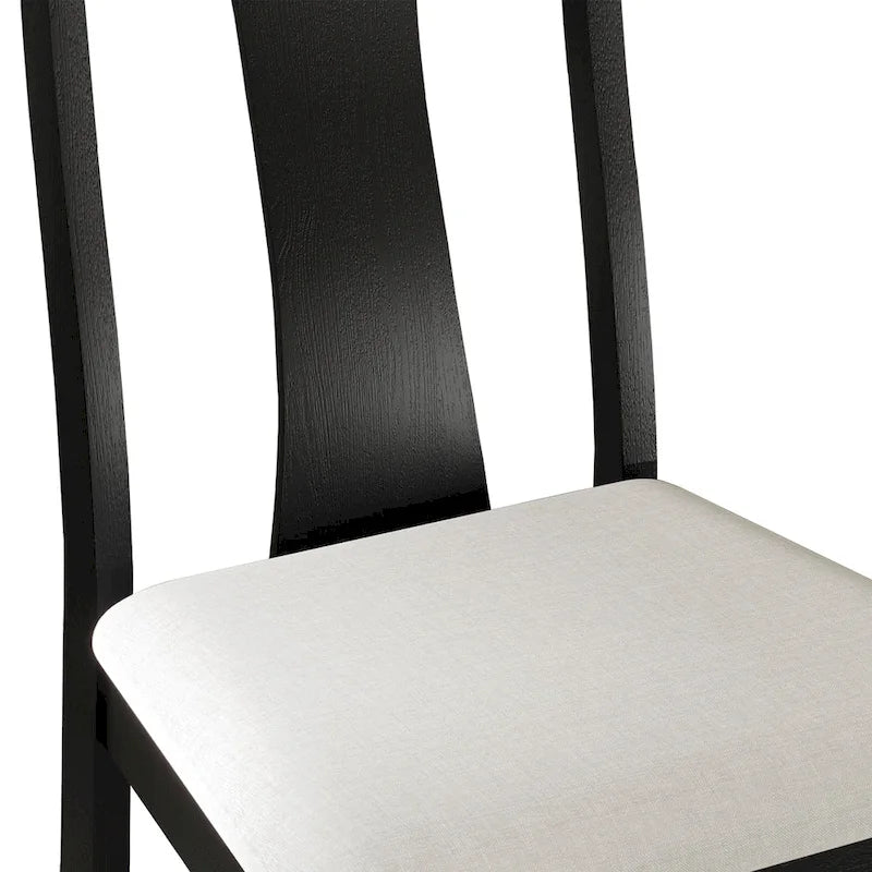 Chaises de salle à manger en bois de style vintage CraftPorch (Lot de 2) - S.O.