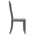 Chaises de salle à manger en bois de style vintage CraftPorch (Lot de 2) - S.O.