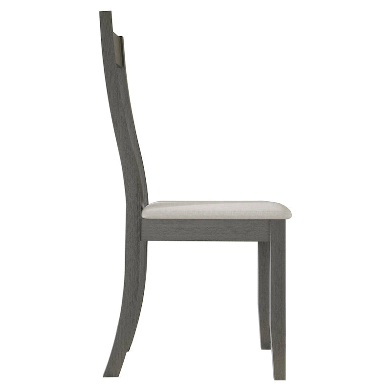 Chaises de salle à manger en bois de style vintage CraftPorch (Lot de 2) - S.O.