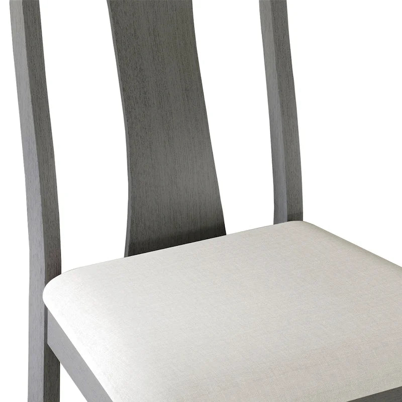 Chaises de salle à manger en bois de style vintage CraftPorch (Lot de 2) - S.O.