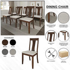 Chaises de salle à manger en bois de style vintage CraftPorch (Lot de 2) - S.O.