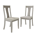 Chaises de salle à manger en bois de style vintage CraftPorch (Lot de 2) - S.O.