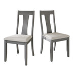 Chaises de salle à manger en bois de style vintage CraftPorch (Lot de 2) - S.O.