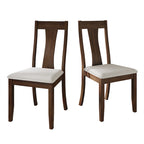 Chaises de salle à manger en bois de style vintage CraftPorch (Lot de 2) - S.O.