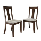 Chaises de salle à manger en bois de style vintage CraftPorch (Lot de 2) - S.O.