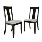 Chaises de salle à manger en bois de style vintage CraftPorch (Lot de 2) - S.O.