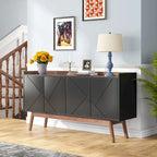 Table de buffet avec armoire de rangement pour cuisine
