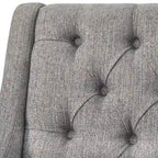 Causeuse capitonnée de style Mid-Century – Perle / Bleu / Lin / Vert émeraude / Gris, 2 places