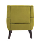 Fauteuils d'appoint capitonnés en velours, lot de 2