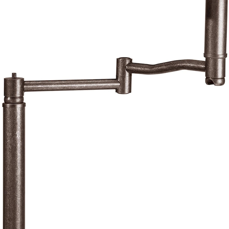 Table d'appoint Leick Home Laurent avec lampe pivotante et tiroir
