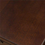 Table d'appoint Leick Home Laurent avec lampe pivotante et tiroir