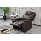 Fauteuil inclinable releveur en cuir PU pour personnes âgées