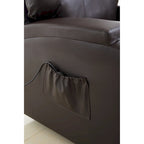 Fauteuil inclinable releveur en cuir PU pour personnes âgées