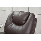 Fauteuil inclinable releveur en cuir PU pour personnes âgées
