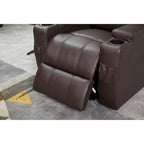 Fauteuil inclinable releveur en cuir PU pour personnes âgées