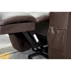 Fauteuil inclinable releveur en cuir PU pour personnes âgées