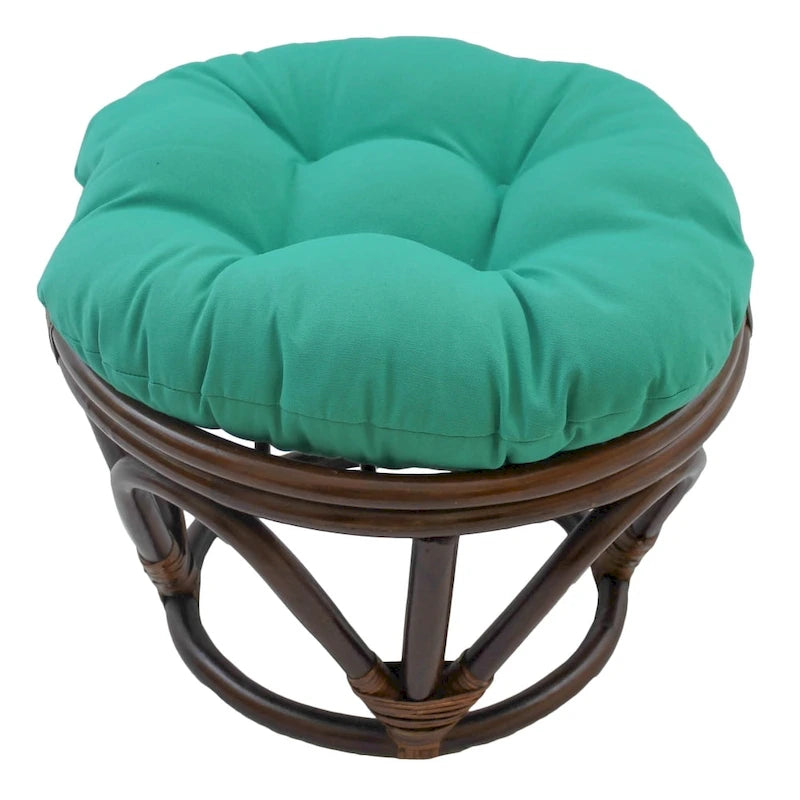 Repose-pieds Bali de 18 pouces avec coussin en sergé