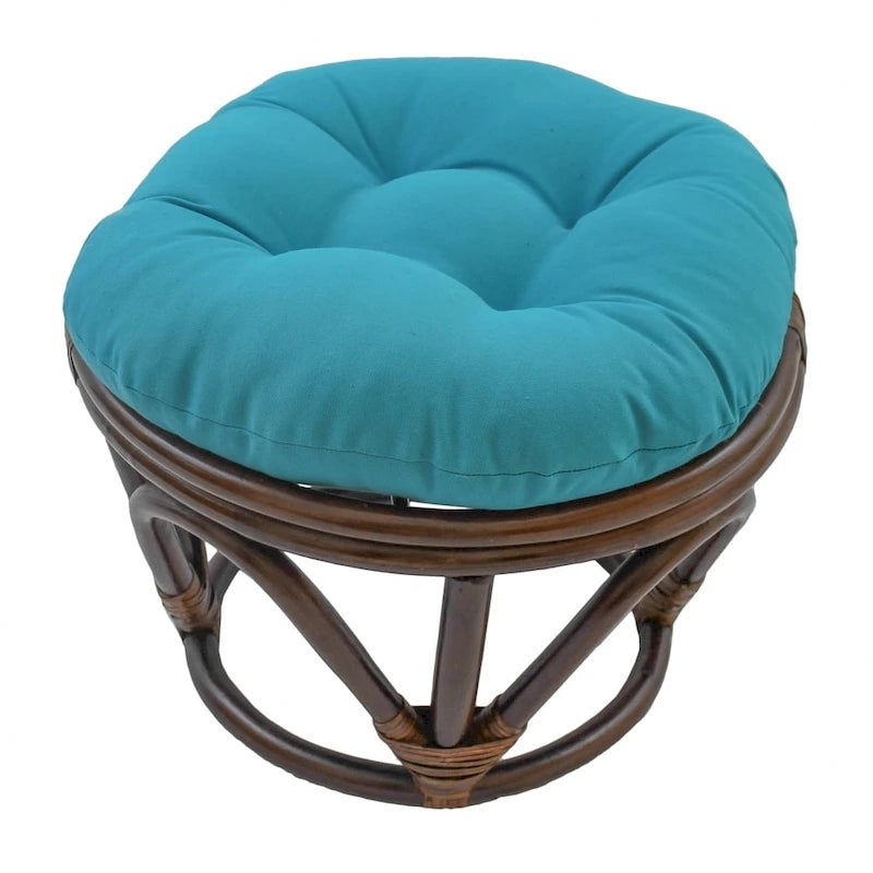 Repose-pieds Bali de 18 pouces avec coussin en sergé