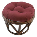 Repose-pieds Bali de 18 pouces avec coussin en sergé