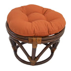 Repose-pieds Bali de 18 pouces avec coussin en sergé