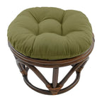 Repose-pieds Bali de 18 pouces avec coussin en sergé