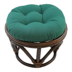 Repose-pieds Bali de 18 pouces avec coussin en sergé