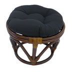 Repose-pieds Bali de 18 pouces avec coussin en sergé