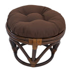 Repose-pieds Bali de 18 pouces avec coussin en sergé