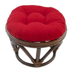 Repose-pieds Bali de 18 pouces avec coussin en sergé