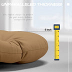 Fauteuil pivotant Papasan d'extérieur en osier jaune Cozywor