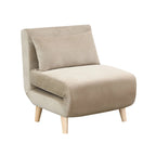 Fauteuil-lit convertible rembourré