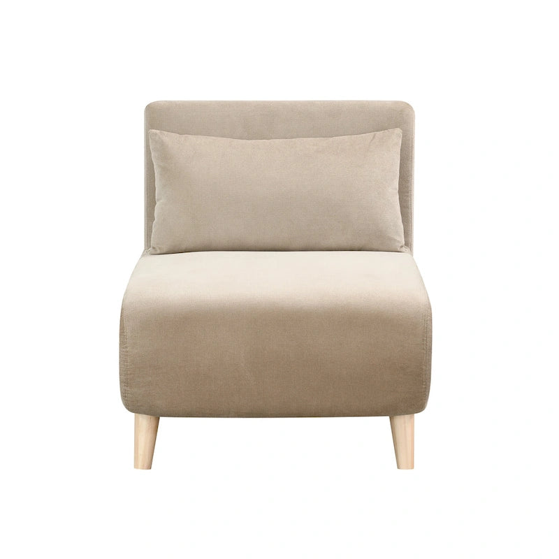 Fauteuil-lit convertible rembourré