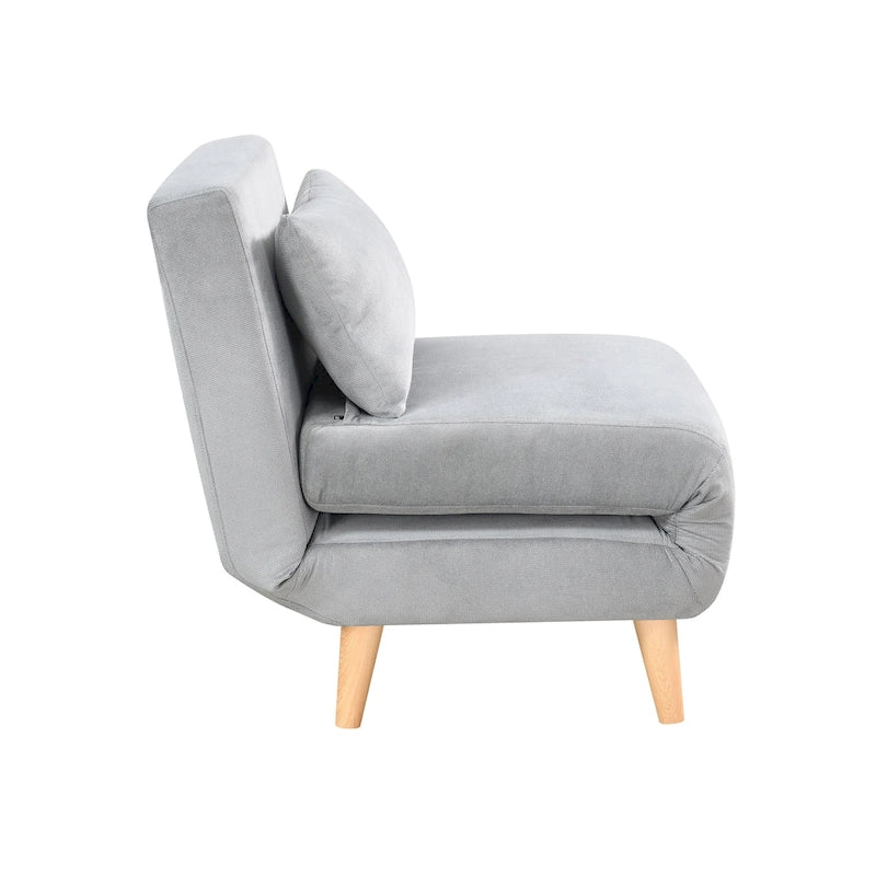 Fauteuil-lit convertible rembourré