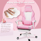 Fauteuil de jeu style course avec repose-pieds, multicolore, siège unique, capacité de 136 kg