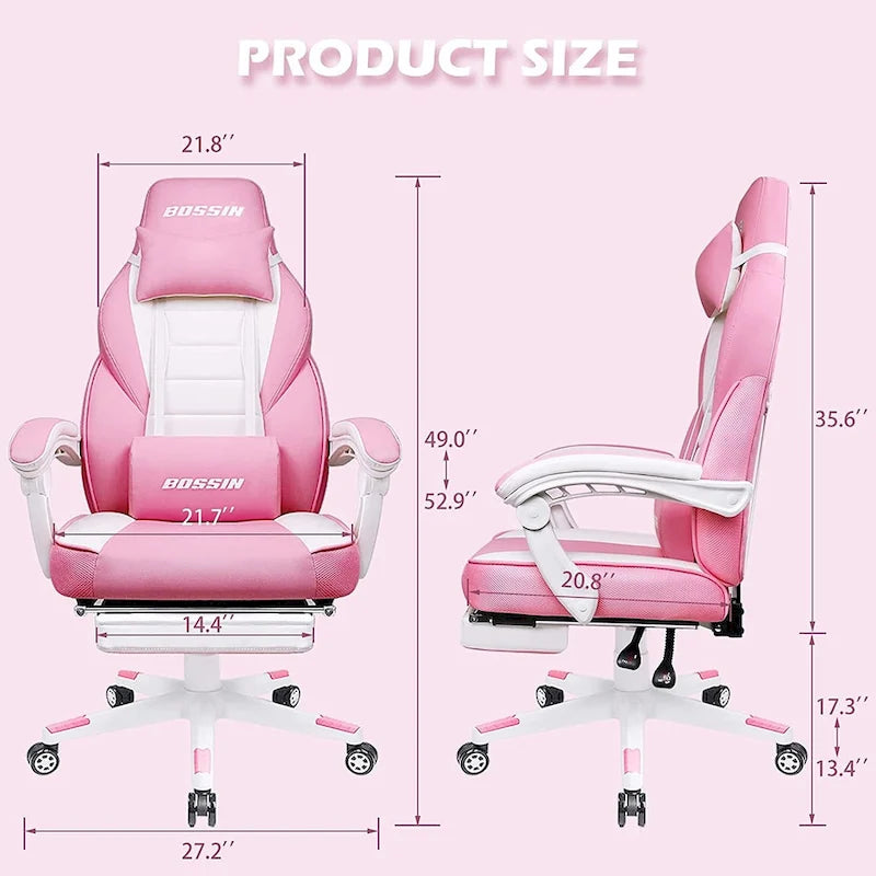 Fauteuil de jeu style course avec repose-pieds, multicolore, siège unique, capacité de 136 kg