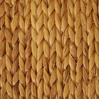 Banc intérieur M4H Sultan en bois massif et jacinthe d'eau naturelle