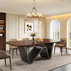 79 Table à manger moderne pour 8 personnes, rectangulaire, de luxe, blanche et dorée, avec plateau en pierre frittée