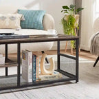 Taomika Tables de chevet modernes, Table basse, Ensembles de tables basses, 5 options, Marron