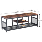 Taomika Tables de chevet modernes, Table basse, Ensembles de tables basses, 5 options, Marron