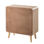 Table de chevet COZAYH de style campagnard, table de chevet du milieu du siècle, faite à la main, style bohème, rustique, bois naturel