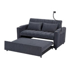Canapé convertible 2 places avec ports USB
