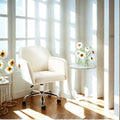 VANITII Fauteuil d'appoint Chaise de bureau pivotante avec roulettes Moderne Réglable en hauteur Rose/Gris/Blanc