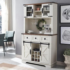 Meuble Bar de Ferme, Buffet de Cuisine, Table d'Appoint Bar à Café - S.O.