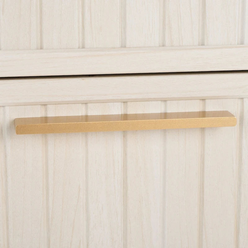 Commode à 6 tiroirs | Finition bois | Noir/Or, Noyer, Blanc, Chêne | 1 personne
