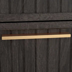 Commode à 6 tiroirs | Finition bois | Noir/Or, Noyer, Blanc, Chêne | 1 personne