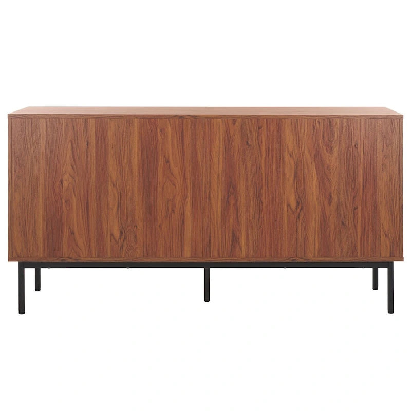 Commode à 6 tiroirs | Finition bois | Noir/Or, Noyer, Blanc, Chêne | 1 personne